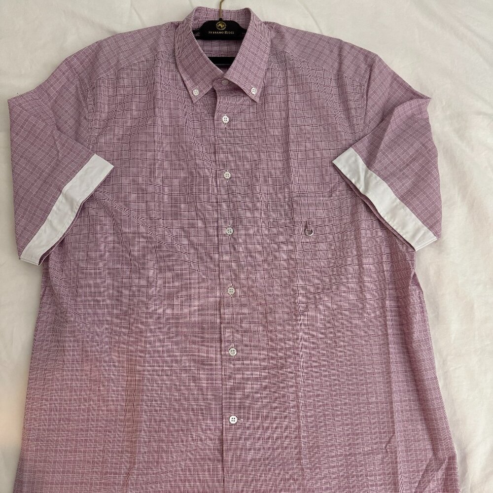 Stefano Ricci Short Sleeve Collar Shirt